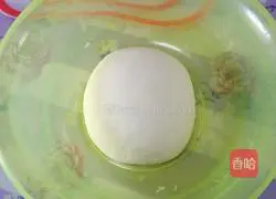 Illustration of how to make green radish and pork dumplings 1