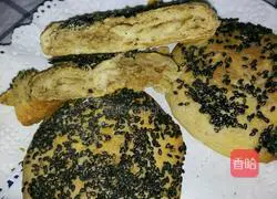 Illustration of how to make sesame seed cakes 16