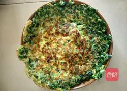 Illustration of how to make chive egg pancake 5