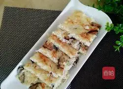 Illustration of how to make shredded white radish egg cake 6