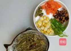 Tea fragrance Illustration of how to make fried rice 2