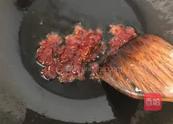 Illustration of making sauce-flavored pancake 3