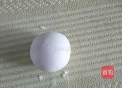 Illustration of how to make cute little glutinous rice balls 3