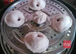 Illustration of how to make purple sweet potato and mushroom meat buns 9