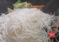 Illustration of home-style fried rice noodles 9