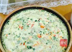 How to make whole grains and meat minced egg cake rice Illustration 4