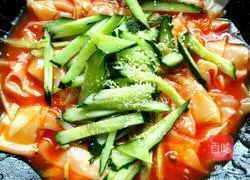 Illustration of how to make fried noodles with tomato sauce 7