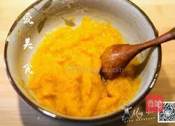 Sun Golden Pumpkin Cake Illustration of how to do it 2