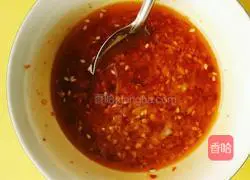 Illustration of how to make noodles with celery and big meat 9