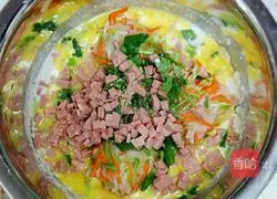 Illustration of how to make pan-fried radish pancake 6