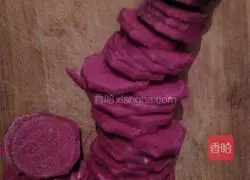 Illustration of how to make purple sweet potato dumplings 3