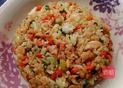 Illustration of how to make nutritious fried rice for babies 7