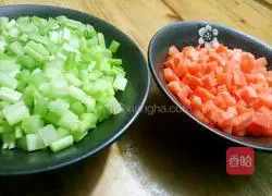 Illustration of how to make seaweed fried rice 4