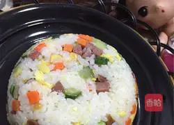 How to make egg fried rice Illustration 8