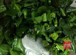 Illustration of how to make stir-fried noodles with minced kale 5