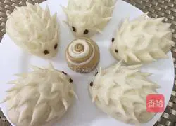 Brown sugar hedgehog steamed buns recipe 14