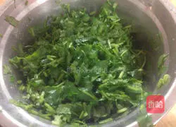 Illustration of how to make coriander dumplings 3