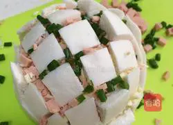 Illustration of how to make crispy cheese steamed buns 6