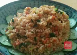 Soy Sauce Fried Rice Recipe Illustration 4