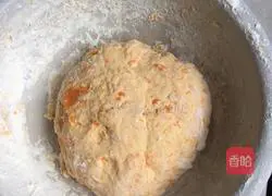 Illustration of how to make pumpkin steamed buns 8