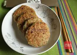 Illustration of how to make lotus root meat pie 8