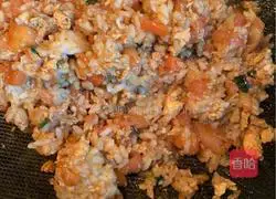 Illustration of how to make tomato and egg rice 14