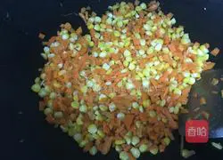 Carrot, Corn, Shrimp Fried Rice Recipe Illustration 4