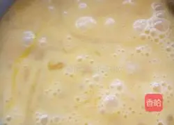 Illustration of how to make ham, vegetable and egg fried rice 4