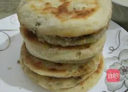 Illustration of how to make fresh meat cakes 15