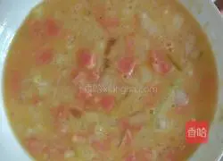 Onion, ham and egg pancake recipe 5