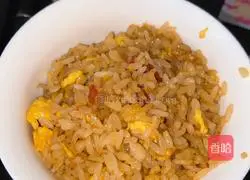 Gold Fried rice (never stick to the pan and the grains will be clear)--Zero failure method illustration 11