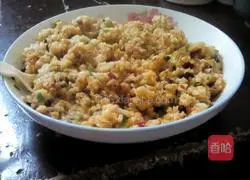 Illustration of how to make egg fried rice 5