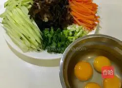 Illustration of how to make fried rice noodles 2