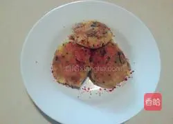 Illustration of making mashed potato cake 6