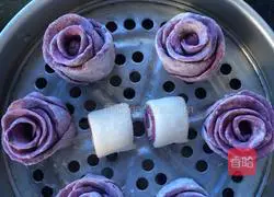 Illustration of how to make purple sweet potato buns 4