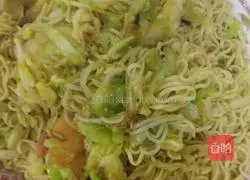 Illustration of how to make fried noodles 5