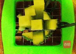 Assorted ham Illustration of how to make fried rice 6