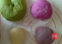 Hydrangea steamed buns Practice illustration 4