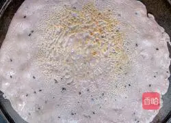 Illustration of how to make purple potato milk pancakes 14
