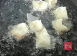 Illustration of how to make fresh meat wontons 10