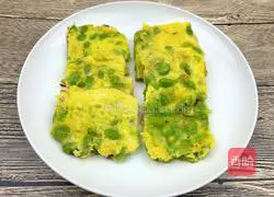 Illustration of how to make edamame egg pancake 10
