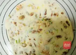 Illustration of how to make sausage and shrimp cakes 5