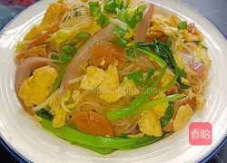 How to make fried rice noodles with fish flavor Illustration 1