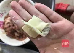 Illustration of how to make fresh meat wontons (can be used for breakfast or snacks) 6