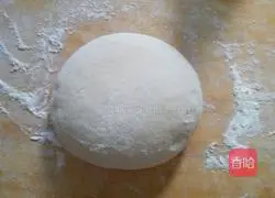 Illustration of making dough scallion pancake 7