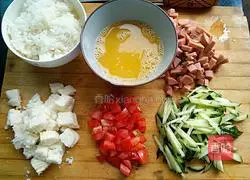 Illustration of how to make egg buns, steamed buns and fried rice 2