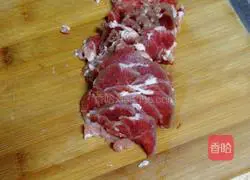 Illustration of how to make fried rice with mutton and green onion 1