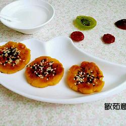 Sesame Sweet Potato Pancakes