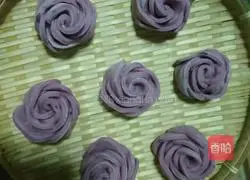 Illustration of how to make purple sweet potato buns 3
