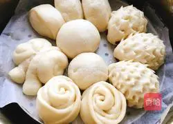 Illustration of how to make hedgehog steamed buns 13